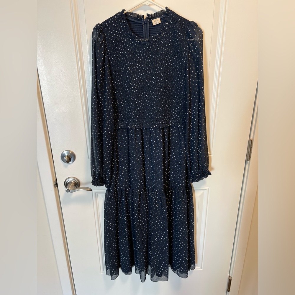 Aritzia Wilfred Long-Sleeve Midi Dress